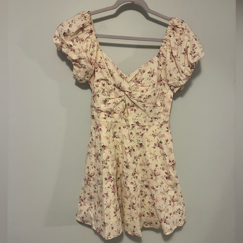 Altar'd State Cream Floral Dress